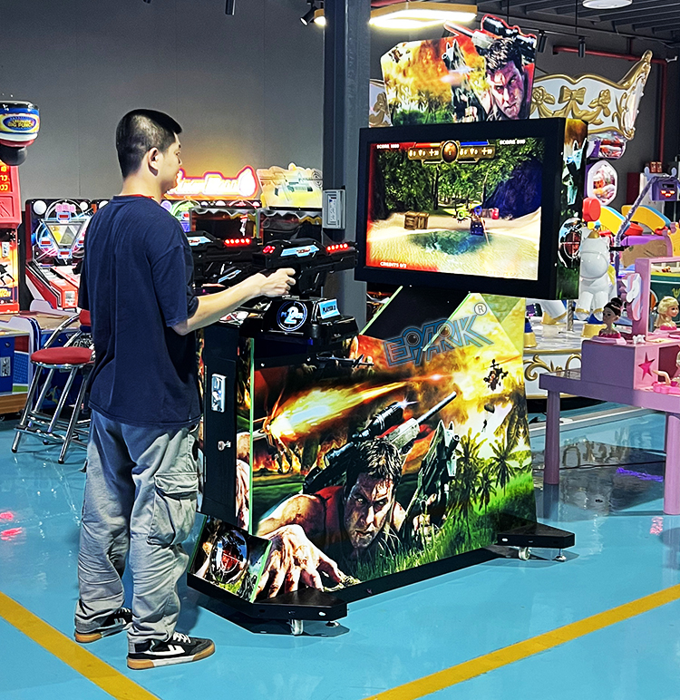 Cheap Price Coin Operated Indoor Park Arcade Shooting Game Machine Simulator Arcade Game Machine supplier