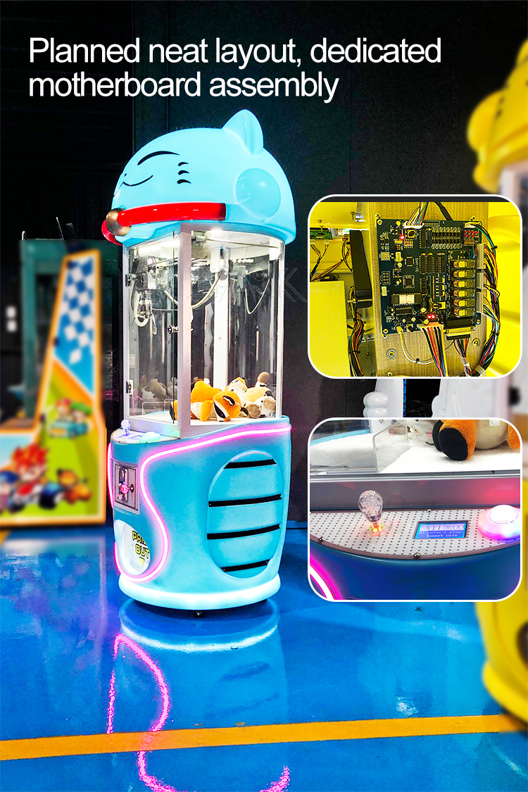Coin Operated Arcade Toy Vending Machine Toy Grabber Machine Crane Claw Machine details
