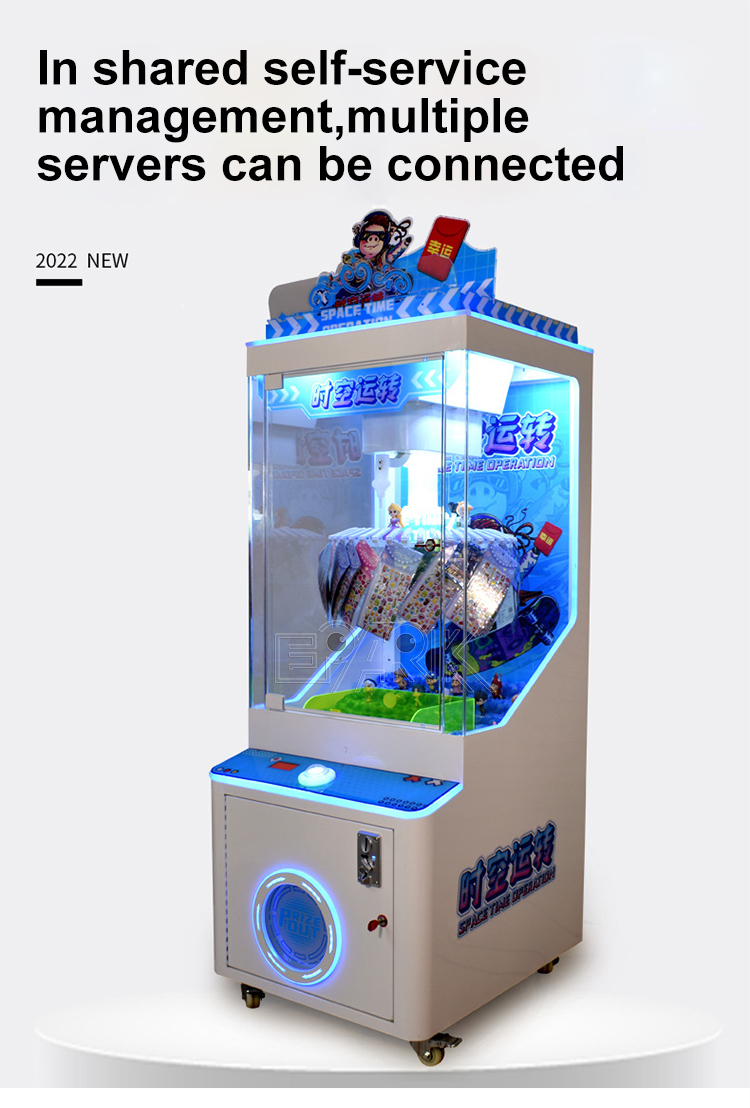 Coin Operated Prize Vending Machine Free Spin Clip Sticker Game Machine supplier