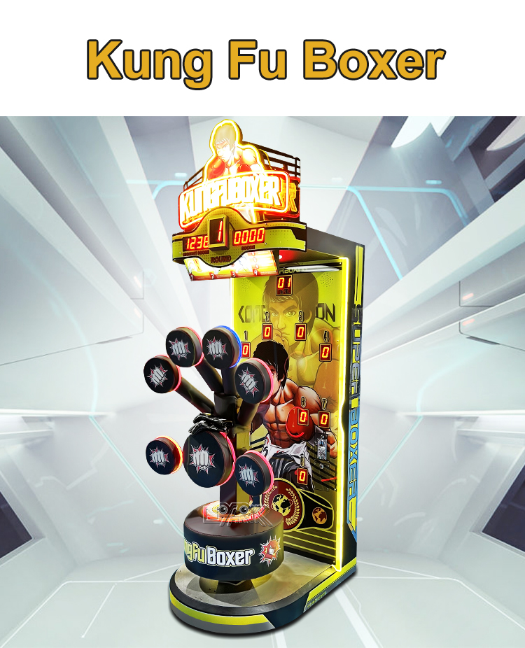New Kick Boxing Machine Sports Music Boxing Punch Machine For Gaming Equipment manufacture