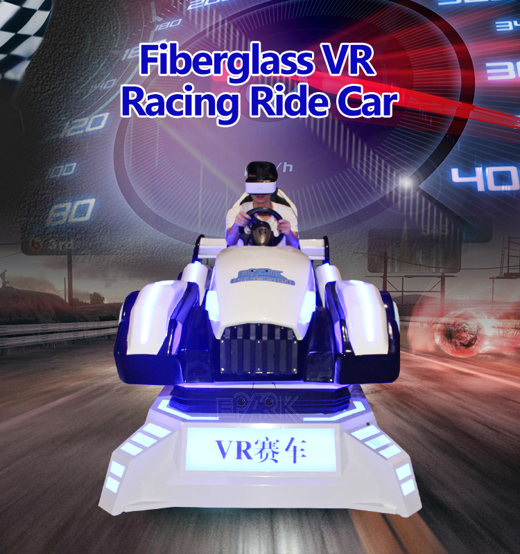 VR Amusement Park Single Player Motion VR Racing Car Simulator 9D VR Racing Game Machine supplier