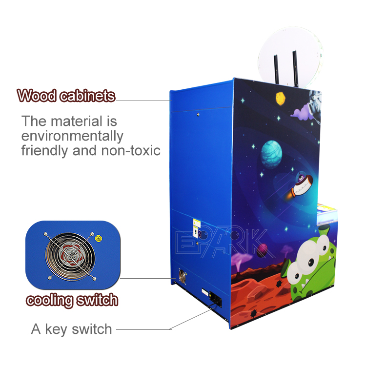 Coin Operated Space Bouncing Ball Game Lottery Game Redemption Game Machine supplier