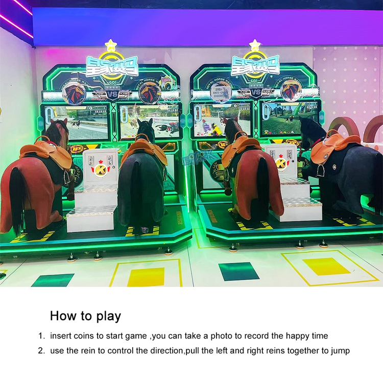 Most Popular Double Players Royal Racecourse Horse Riding Game Arcade Game Machine supplier