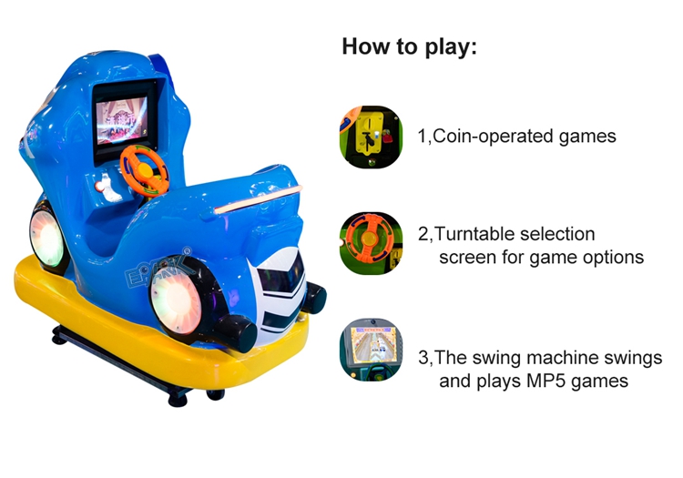 Wholesale Amusement Park Kiddie Rides Mall Newest Kids Cars Electric Ride with Screen manufacture