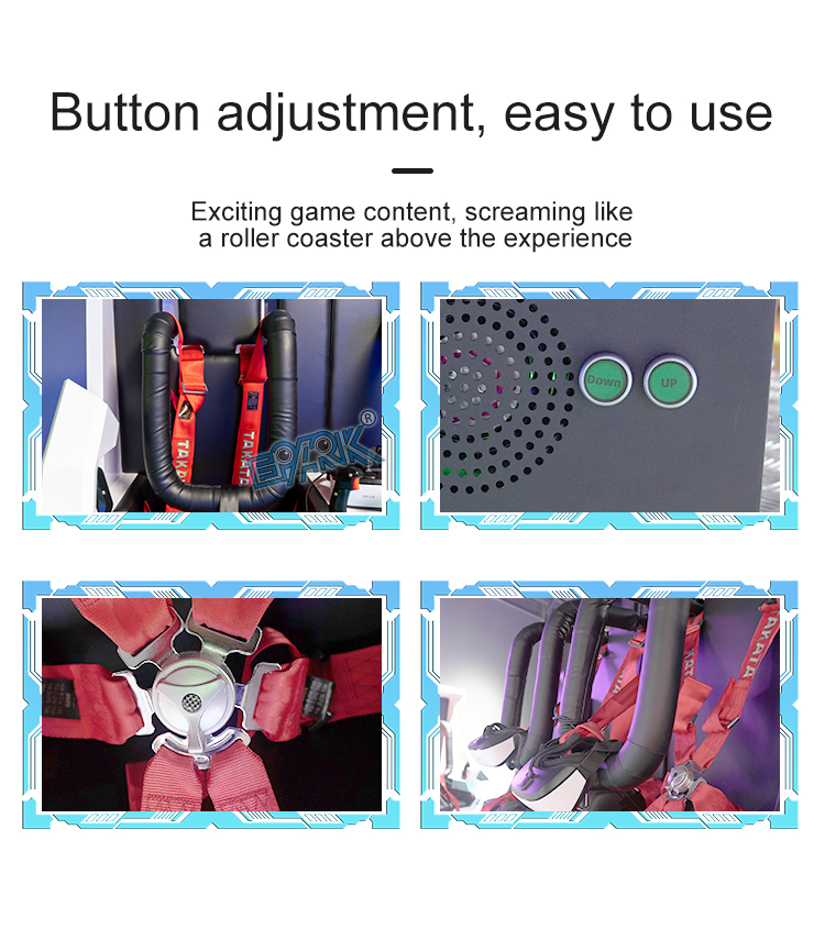 Small Investment Fast Return 360 Virtual Reality Roller Coaster 720 VR Equipment 9D 1080 VR Simulator details