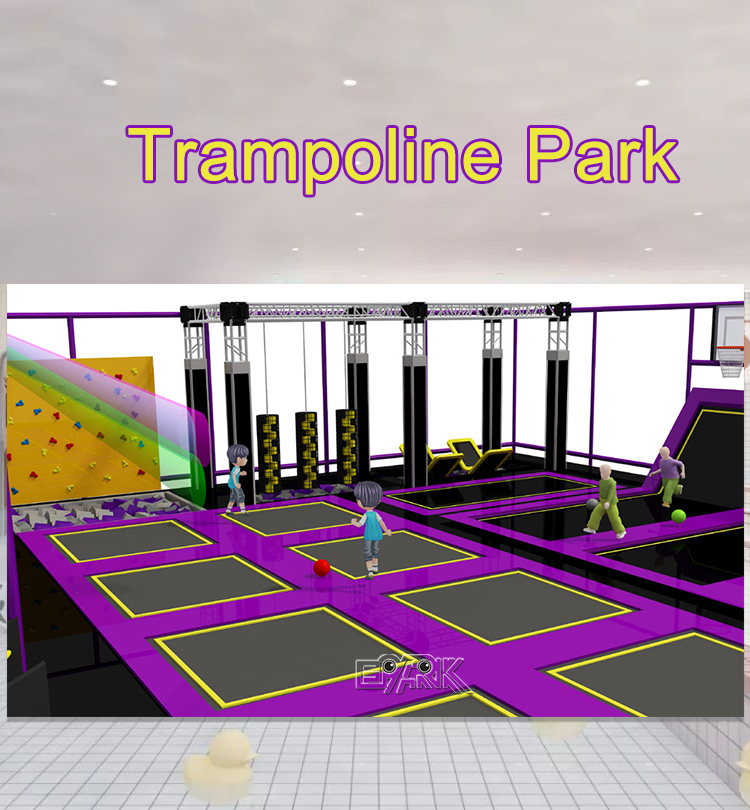 Indoor Playground Trampoline Park Center manufacture