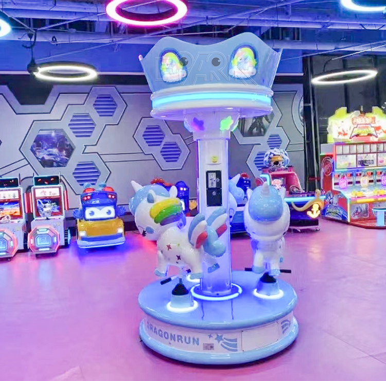 Hot Sale Amusement Park Fairground Whirligig Merry Go Round Good Used Small 3 Seats Mini Carousel For Sale details