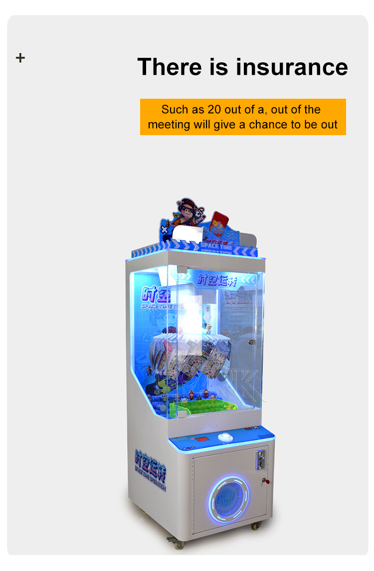 Coin Operated Prize Vending Machine Free Spin Clip Sticker Game Machine supplier