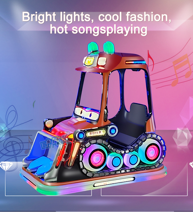 Amusement Plaza Machine Kiddie Ride Bumper Car For 2 Players Earn Money Game Machine manufacture