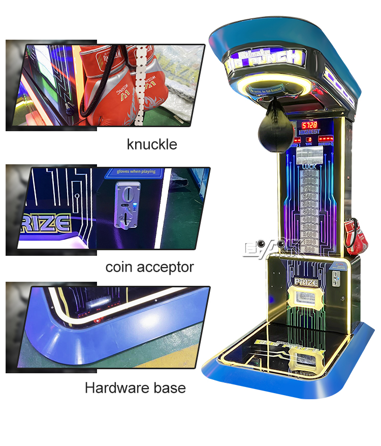Wholesale Dragon Fist 3 Boxing Coin Operated Games Punching Bag Game Machine Boxing Arcade Games manufacture