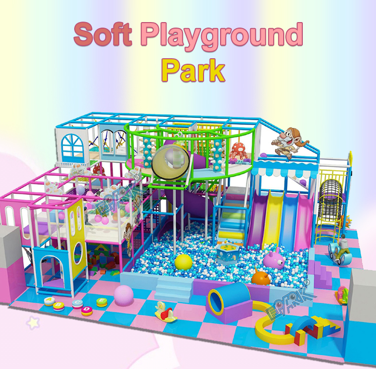 Small Indoor Playground New Model Soft Playground For Kids Softplay Naughty Castle supplier