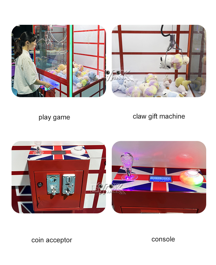 Coin Operated Toy Vending Machine Crane Claw Machine Large Claw Machine manufacture