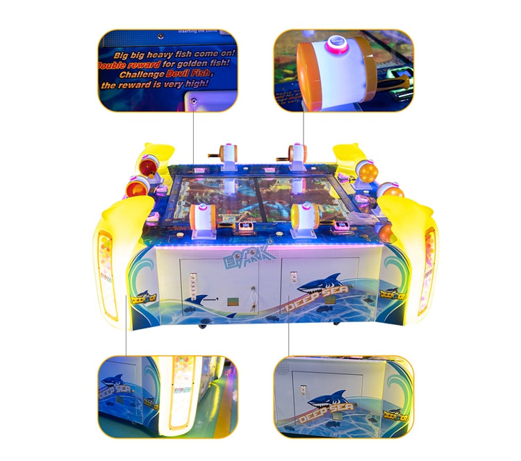 8 Players Go Fishing Mini Video Fish SimulatorArcade Game Machine for fun details