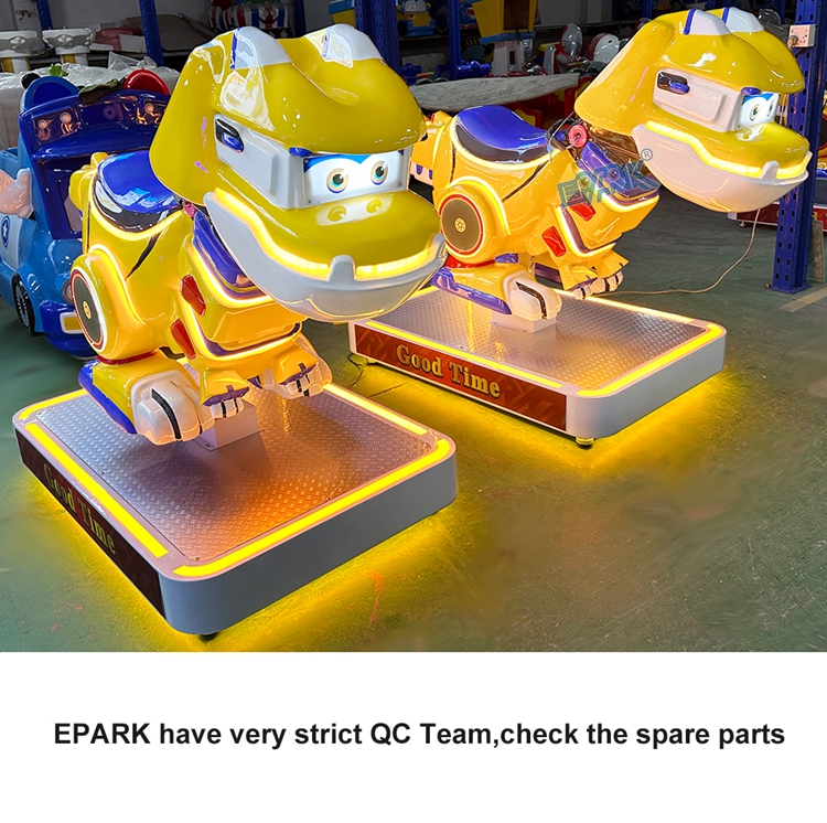 Coin Operated Kiddie Ride On Car Custom Kiddy Ride Machine Kids Gogobus Dino Game Machine factory