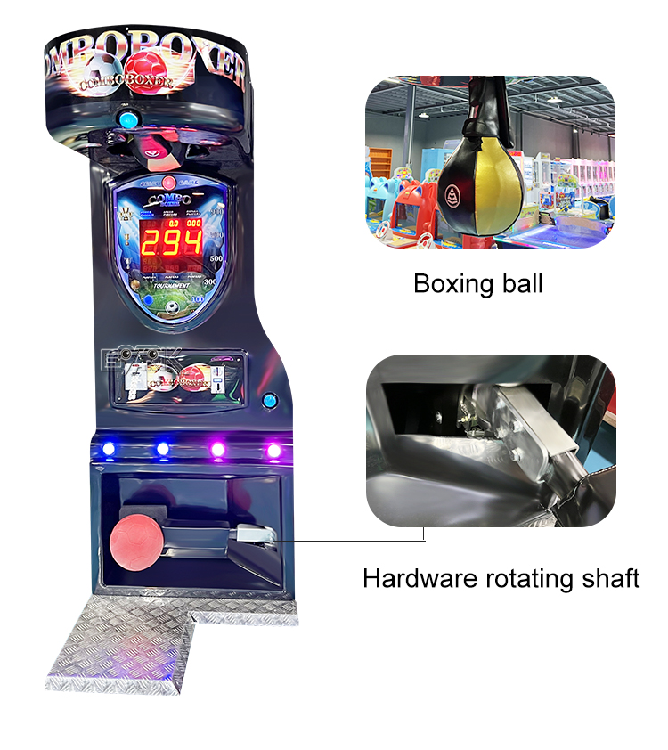Wholesale Coin Operated Game Electronic Hammer Boxing Machine Arcade Boxing Punch in Street Amusement Park details