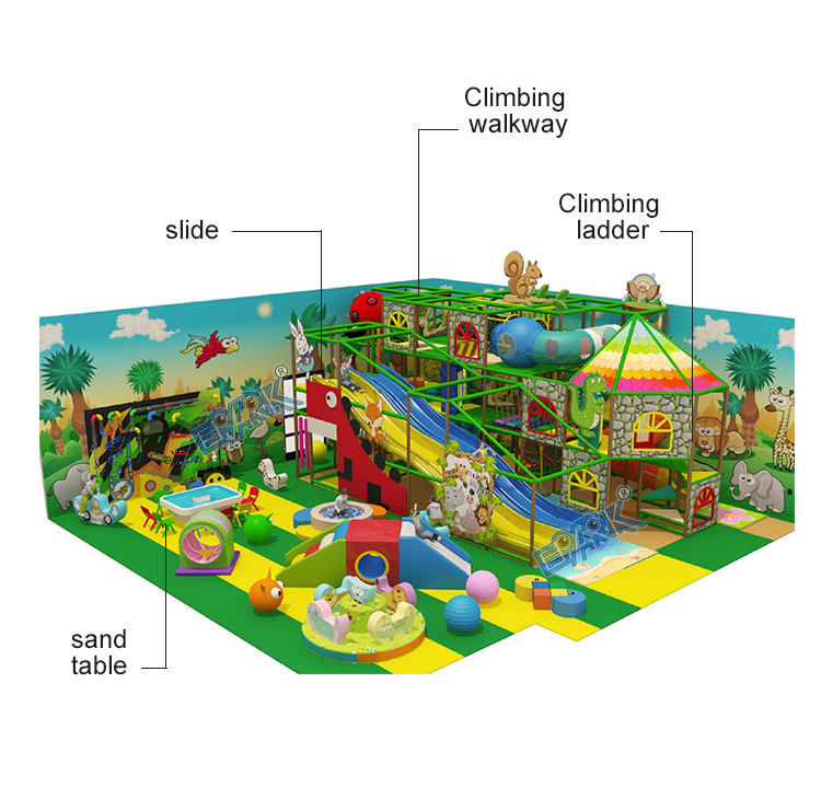 Amusement Park Children Indoor Playground Kids Indoor Play Center With Ball Pool supplier