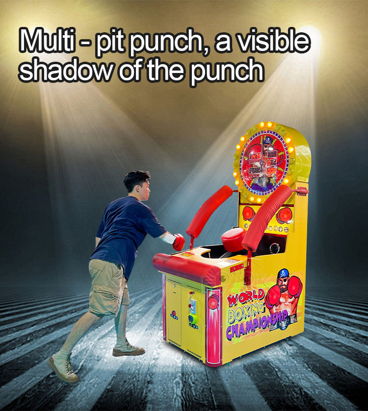 Arcade World Boxing Championship Games Machine Amusement Park Redemption Tickets Game Coin Operated Arcade Machine supplier
