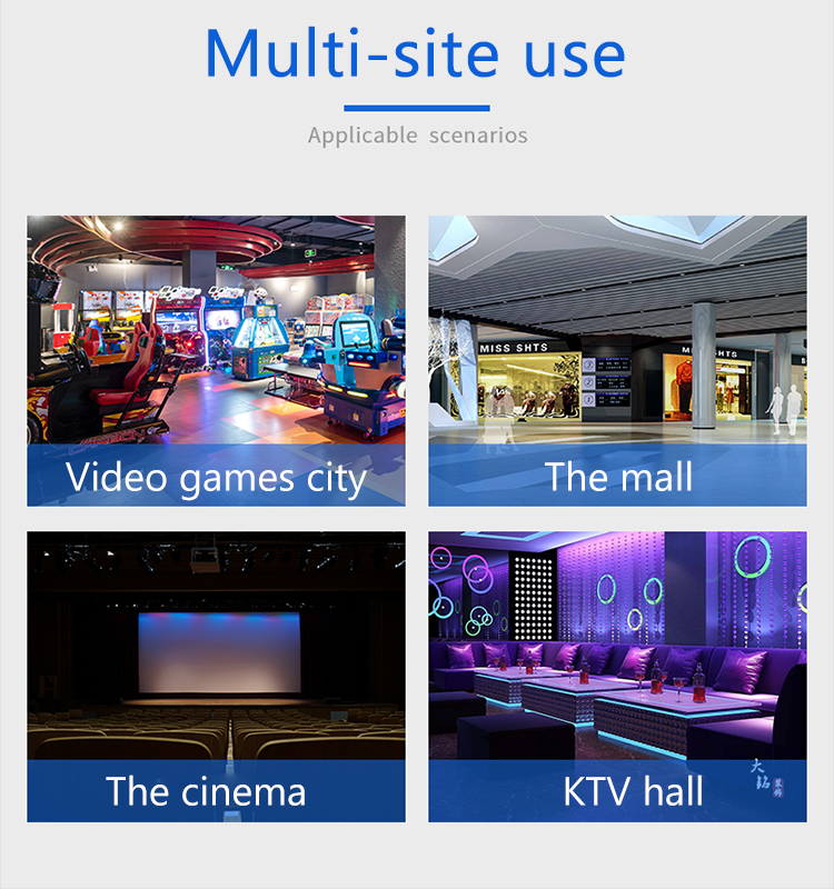 3D Dynamic 4 seats VR Dark Ship 9D Virtual Reality Simulator Game Machine Equipment details