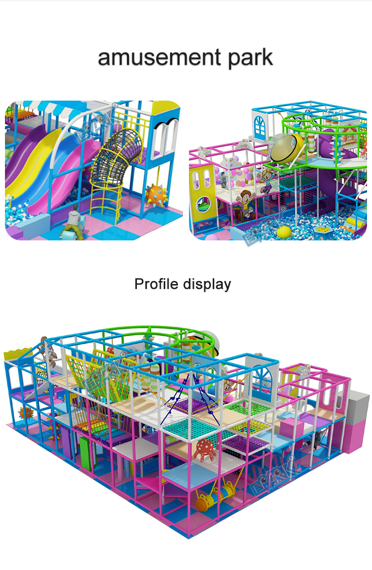 Small Indoor Playground New Model Soft Playground For Kids Softplay Naughty Castle manufacture