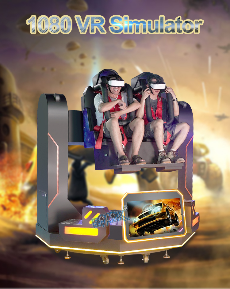 Small Investment Fast Return 360 Virtual Reality Roller Coaster 720 VR Equipment 9D 1080 VR Simulator factory