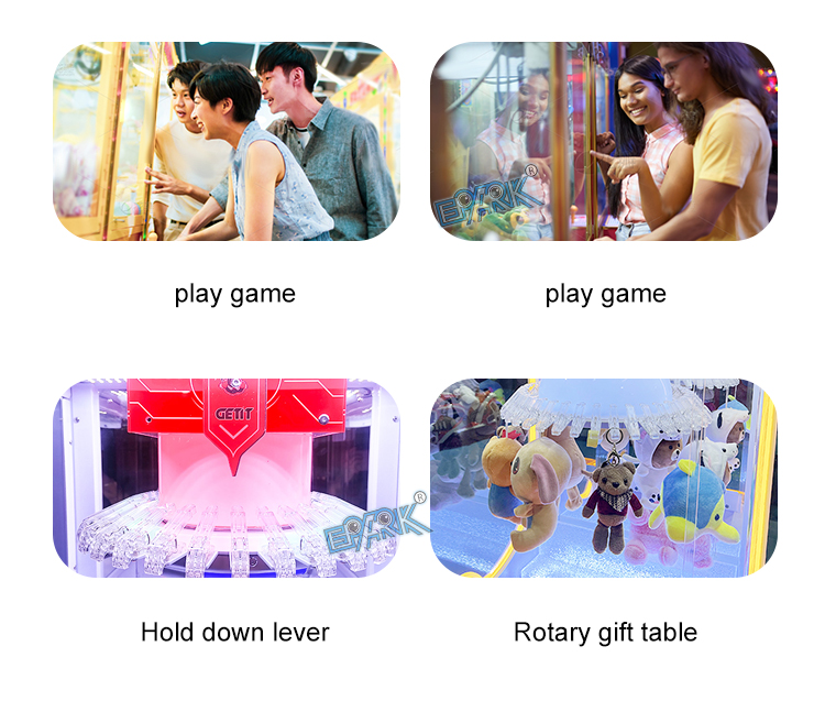 Claw Machine Toy For Children Lucky Clip Game Coin Operated Arcade Machines factory