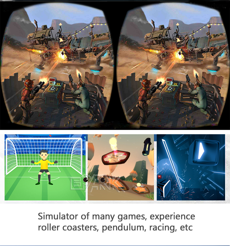 Small Investment Fast Return 360 Virtual Reality Roller Coaster 720 VR Equipment 9D 1080 VR Simulator manufacture