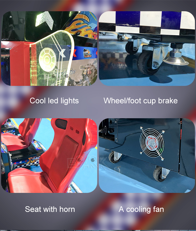 Arcade Car Simulator Driving Racing Game Machine Coin Operated Games Racing For Game Zone supplier