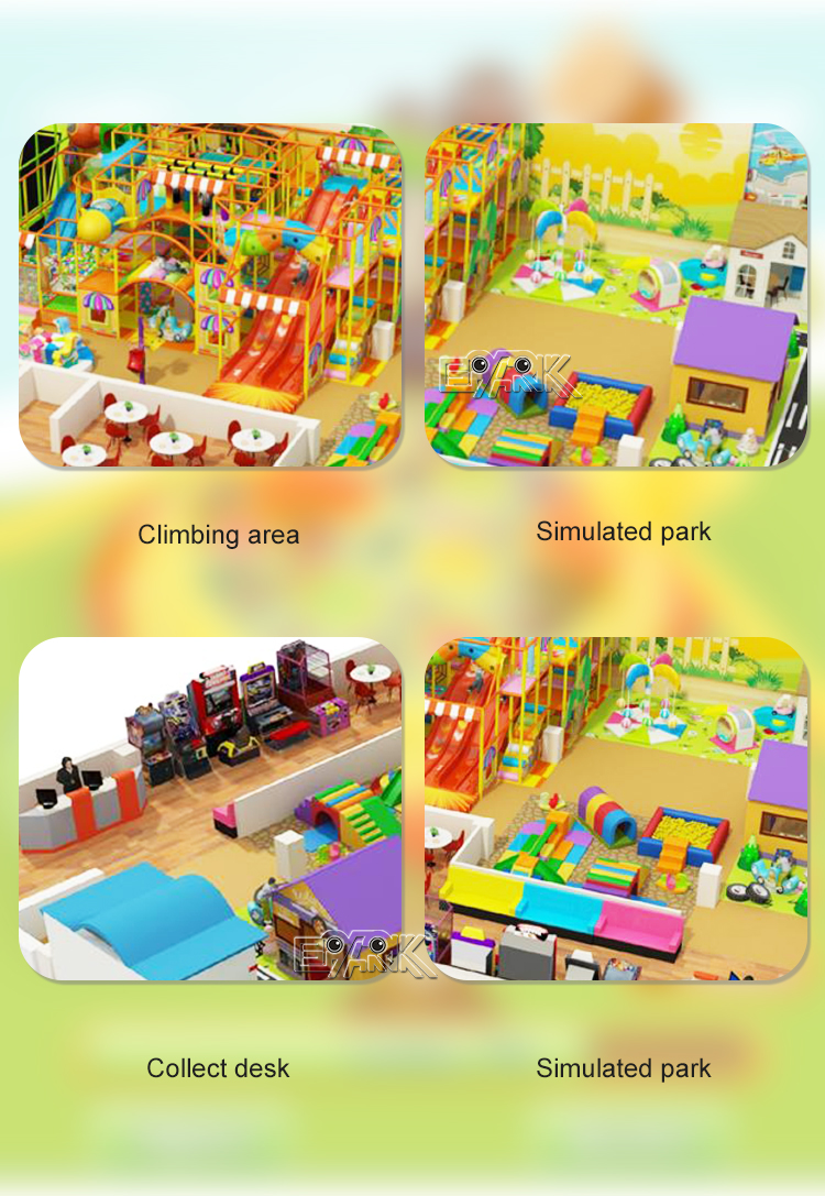 Kids Play Centre Children'S Playground Indoor Playground Equipment factory