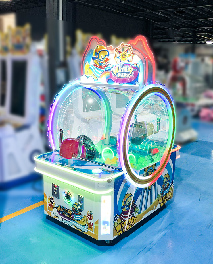 2 Players Water Shooting Game Machine Shoot Ducks Arcade Ticket Game Machine details