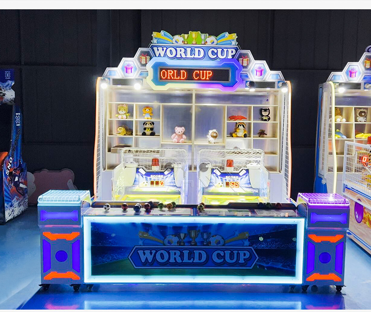 Cheap Factory Price World Is Cup Carnival Booth Game Carnival Booth Game Machine For 2 Players supplier