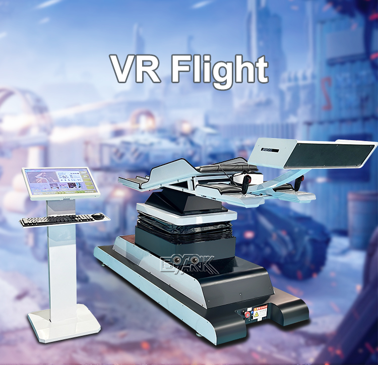 Theme Park VR Flight Simulator Rotation With VR Glasses 360 Degree Rotational Theme Park VR flight Simulator Game Machine supplier