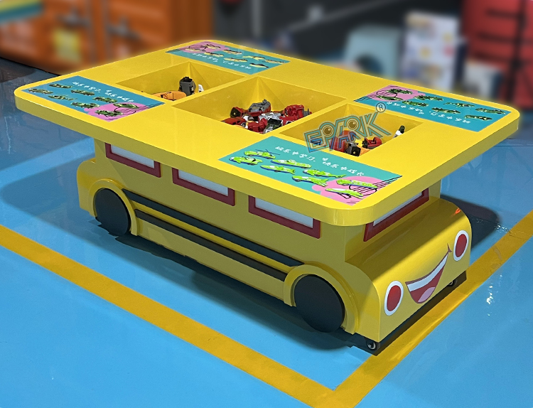 Amusement Park Variety Cartoon Building Block Car supplier