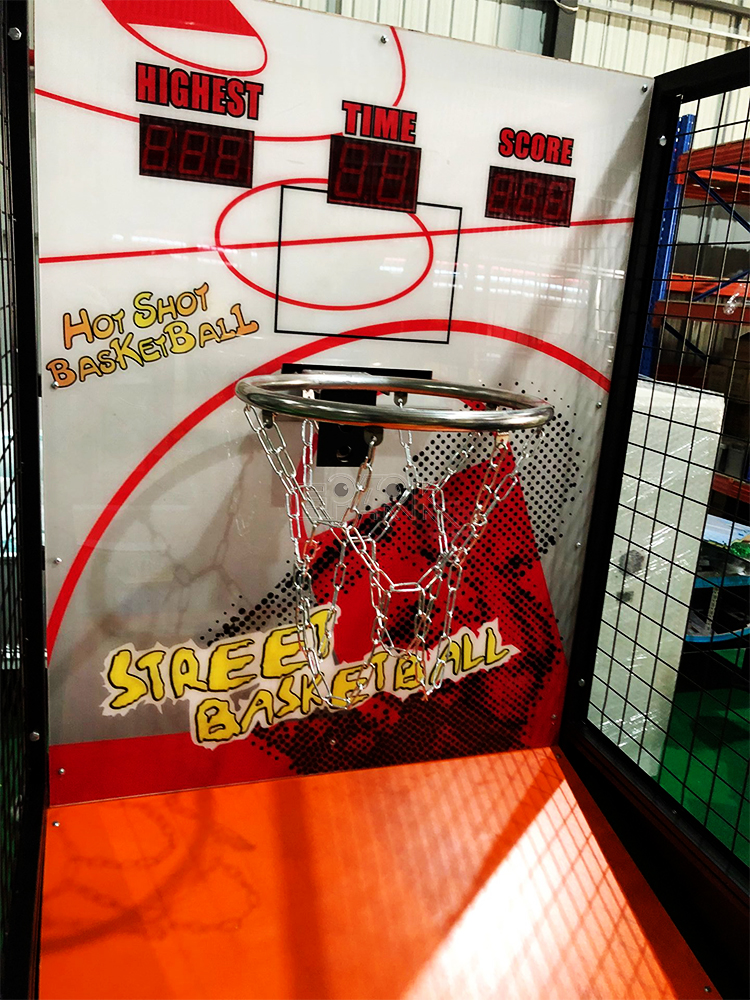 Indoor Sport Coin Operated Arcade Game Basketball Shooting Machine Basketball Machine details