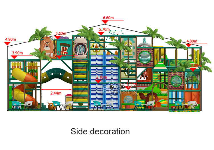 Custom Design Indoor Playground 150 Square Meters Soft Play Equipment Ball Pool Amusement Rides details