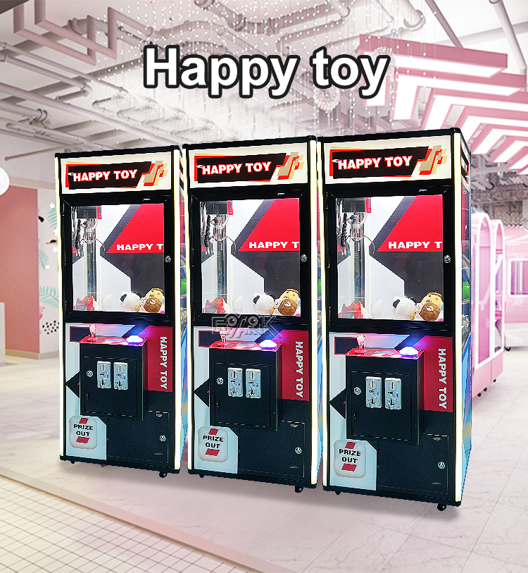 Happy Toy Time Game Gift Claw Crane Vending Machines Lovely Toys Crane Catch Machine factory