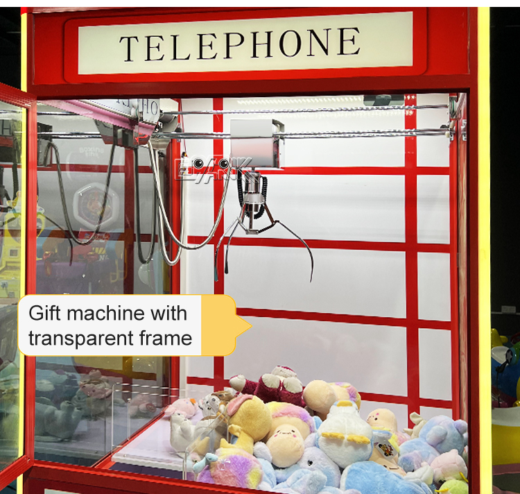 Coin Operated Toy Vending Machine Crane Claw Machine Large Claw Machine manufacture