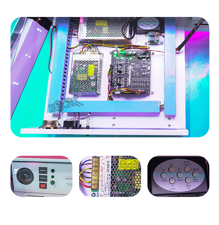 Coin Operated Arcade Pink Date Cut The Rope Game Machine Standing Indoor Push Prize Toy Crane Claw Machine details