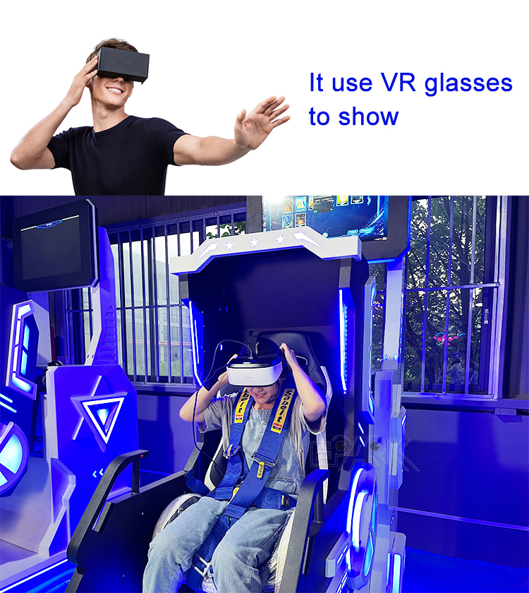 360 Degree 9D VR Motion Chair Virtual Reality 9D Cinema VR  Flying Simulator For VR Zone factory