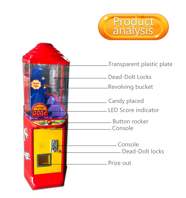 Coin-operated Game Machine Vending Machine Lollipop Game Machine factory