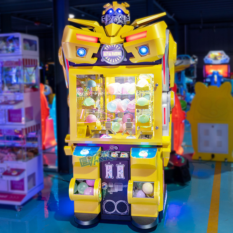Indoor Coin Operate Game Robot Capsule Toy Machine For Game Center supplier
