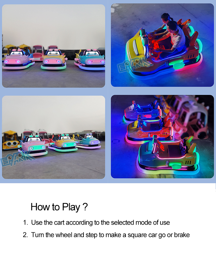 Battery Operated Outdoor Indoor Amusement Park Rides Kids Ride on Bumper Car Amusement manufacture