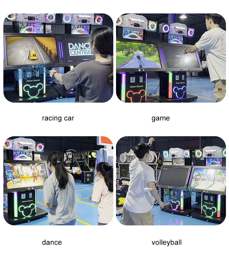Hot Sale Coin Operated Amusement Dance Central Dancing Video Game Machine For Shopping Mall supplier