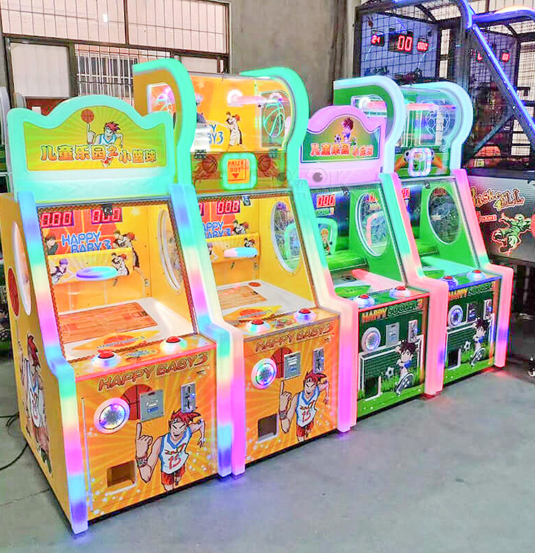 Indoor Amusement Coin Operated Arcade Happy Soccer Lottery Ticket Prize Game Machine details