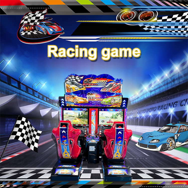 Arcade Car Simulator Driving Racing Game Machine Coin Operated Games Racing For Game Zone manufacture
