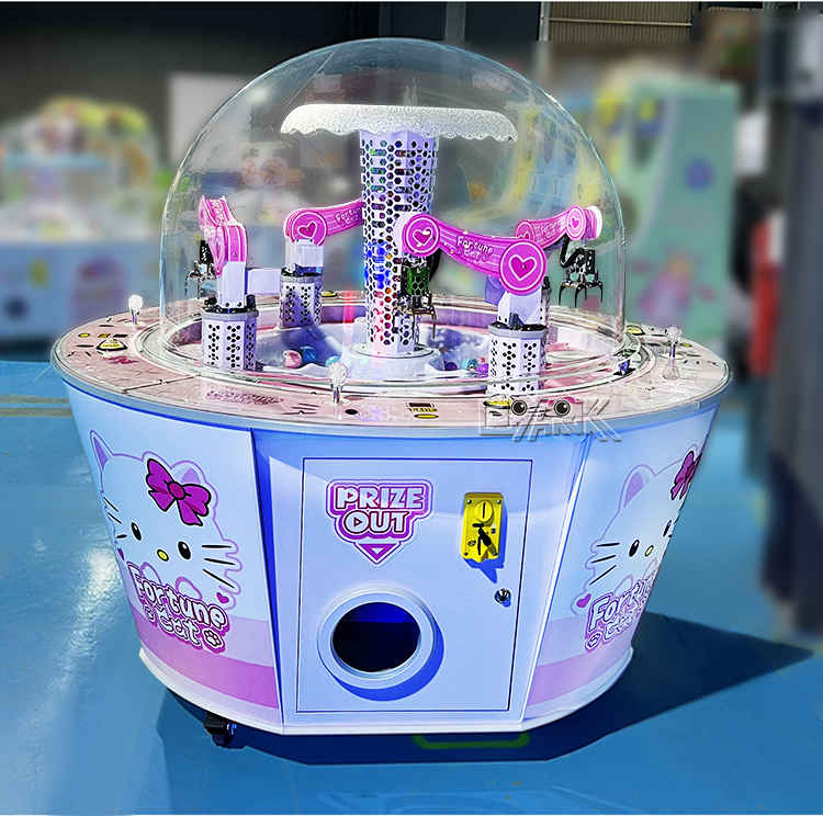 Coin Operated Prize Gift Vending Machine Lucky Cat For 4 Players supplier