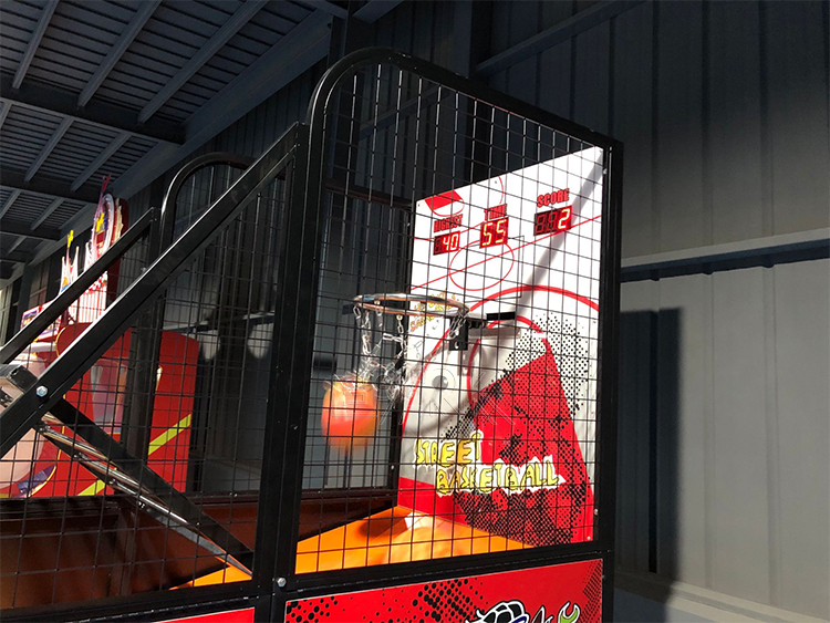 Indoor Sport Coin Operated Arcade Game Basketball Shooting Machine Basketball Machine details