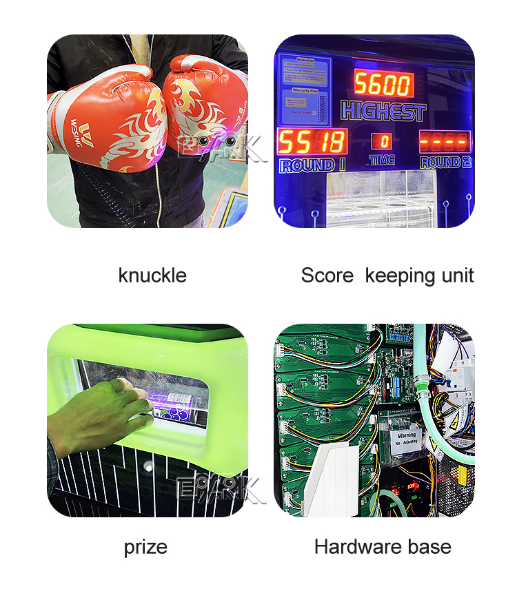 Wholesale Dragon Fist 3 Boxing Coin Operated Games Punching Bag Game Machine Boxing Arcade Games factory