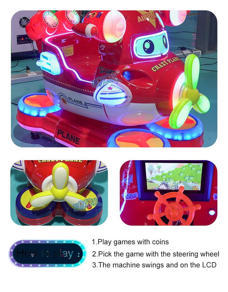 Kids Coin Operated Game Machine Coin Operated with Game Kiddie Rides Children Amusement Ride supplier