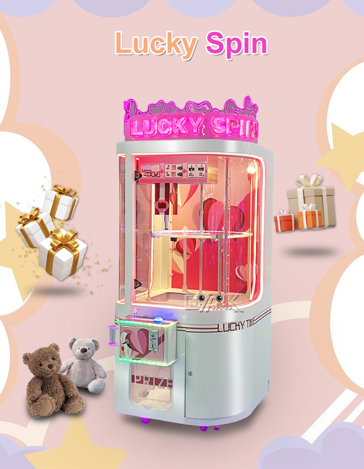 Game Machine Lucky Spin Arcade Game Machine Prize Rolling Gift Machine factory