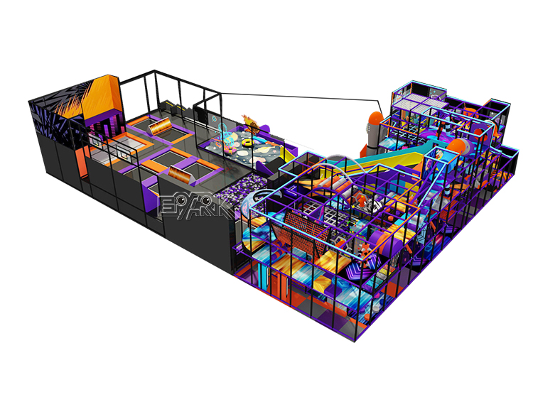 Naughty Castle Kids Zone Indoor Children Playground Equipment Play Center Equipment factory